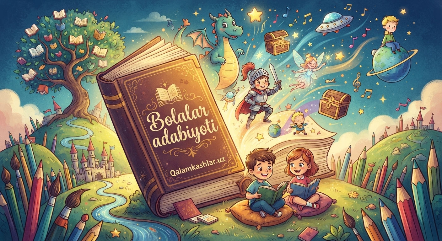 Qalamkashlar.uz'da "Bolalar adabiyoti" bo'limi o'z ishini boshladi!